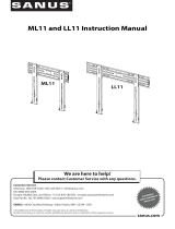 Sanus LL11 Wandhalterung Manual do proprietário