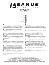 Sanus Sanus Natural AV Foundations NFAV230 Manual do usuário
