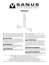 Sanus New VisionMount VMA201 Manual do usuário