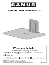 Sanus VMA401 Guia de instalação