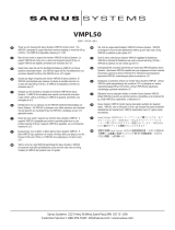 Sanus Systems VMPL50 Manual do usuário