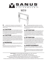 Sanus VLT15 Manual do proprietário