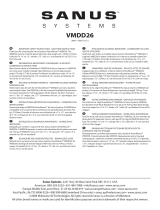 Sanus Systems VMDD26 Manual do usuário