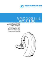 Sennheiser VMX100-T Manual do usuário