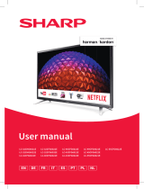 Sharp LC-40CFG6021E Manual do usuário