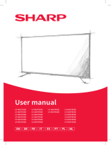 Sharp UHD 4K LC-40UI7452E Smart Wifi Manual do proprietário
