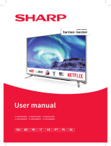 Sharp LC-55CUG8462ES Manual do usuário
