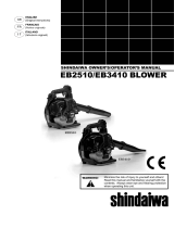 Shindaiwa EB2510_EB3410 Manual do usuário