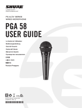 Shure PGA58 Manual do usuário