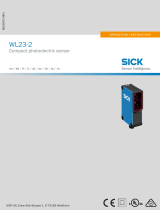 SICK WL23-2 Compact photoelectric sensor Instruções de operação