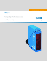 SICK WT34 Compact photoelectric sensors Instruções de operação
