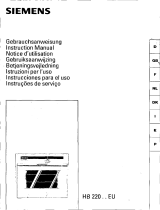 Siemens hb 22020 60 Manual do proprietário
