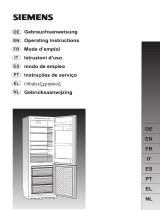 Siemens KG36SV30 Manual do proprietário