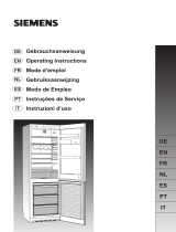 Siemens KG33VX05FF Manual do proprietário