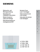 Siemens LC957KA70/01 Manual do usuário