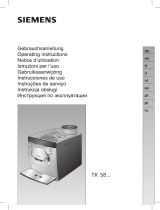 Siemens TK58001GB Manual do proprietário