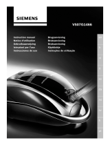 Siemens Vacuum Cleaner Manual do usuário