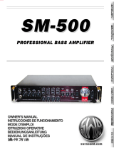 SMc Audio SM-500SM-500 Manual do usuário