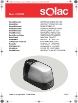 Solac HU1050 Manual do proprietário