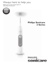 Sonicare Philips Sonicare 3 Serie Manual do usuário