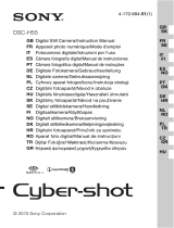 Sony Cyber-Shot DSC H55 Guia de usuario