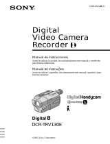 Sony Série DCR-TRV130E Manual do usuário