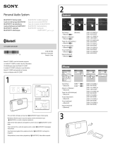 Sony XDR-DS21BT Manual do proprietário