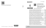 Sony ILCE-7S Manual do usuário