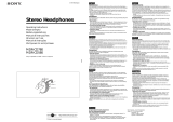 Sony MDR CD580 Manual do usuário