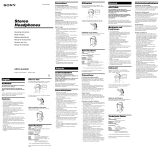 Sony MDR-SA5000 Manual do usuário