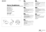 Sony DR BT22iK - Headphones - Semi-open Manual do usuário