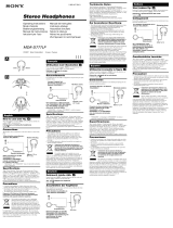 Sony MDR-D777LP Manual do usuário