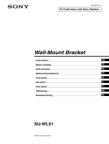 Sony SU-WL51 Manual do proprietário