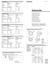 Sony XS-HS10 Manual do usuário