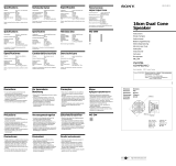 Sony XS-MP61MK2 Manual do usuário