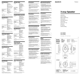 Sony XS-V6920 Manual do usuário