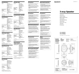 Sony XS-V6950G Manual do usuário