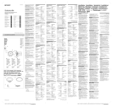 Sony XSGSW121D Manual do usuário