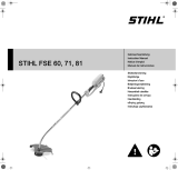 STIHL Elektro-Motorsense FSE 60, 540W Manual do proprietário