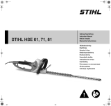 STIHL HSE 61, Bar length 50 cm Manual do proprietário