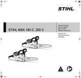 STIHL MSA 160 C, 200 C Manual do proprietário