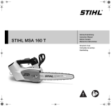 STIHL MSA 160 T Manual do proprietário
