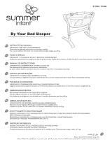 Summer Infant BY YOUR BED SLPER GREY STR Manual do usuário