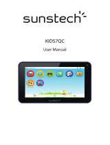 Sunstech Kids 7 QC Manual do usuário