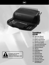 GBC CombBind C210E Manual do usuário