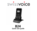 SwissVoice B24 Mobile Phone Manual do usuário