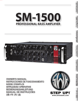 SWR Sound Stereo Amplifier SM-1500 Manual do usuário
