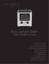 Tangent Alio Junior DAB+ Black High Gloss Manual do usuário