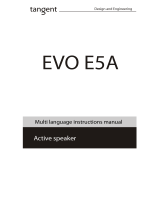 Tangent Evo E5A Manual do usuário