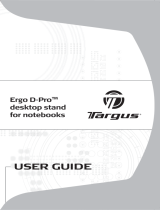 Targus Ergo D-Pro Manual do proprietário